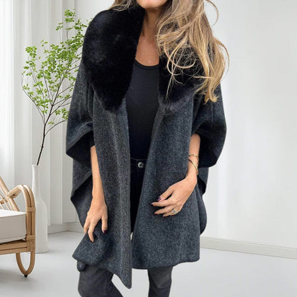 Women's Faux Fur Collar Puffer Coat